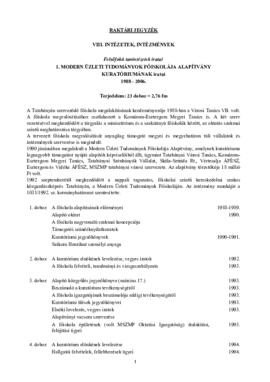 Modern Üzleti Tudományok Főiskolája Alapítvány Kuratóriuma